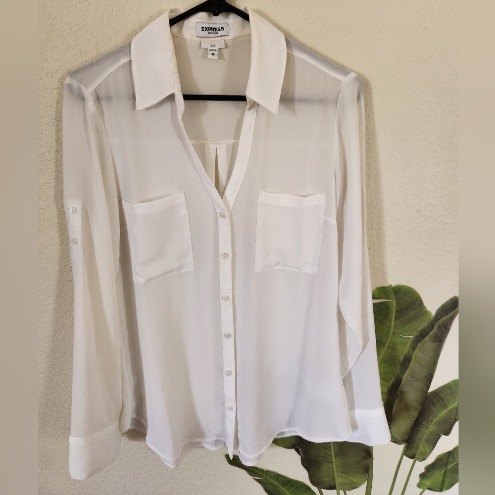 Express slim portfino blouse